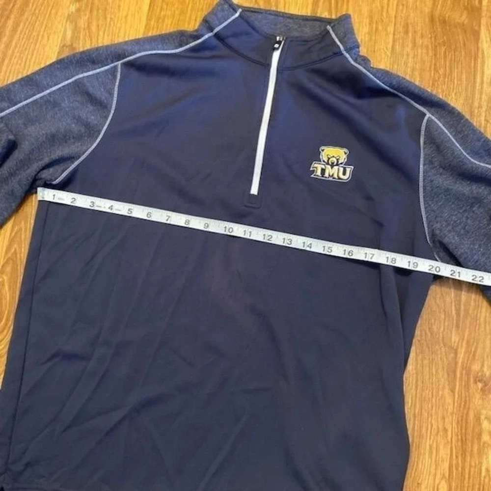 Footjoy FJ Jacket TMU Bears Men Medium B1ue 1/4 Zip Golf Georgia College